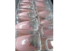 ピクシーネイル413 ピンク逆フレンチ柄(復活剤付き) (1)