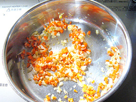 旬菜カレー煮ライスドリア つくり方1