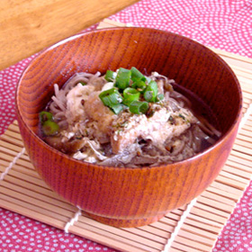 柳川風シャブ麺