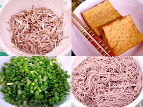 柳川風シャブ麺 つくり方1
