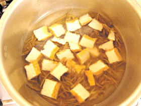 柳川風シャブ麺 つくり方6